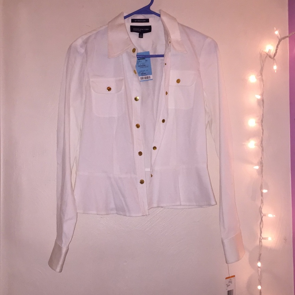 Adorable White Jones New York Jacket! 🤭